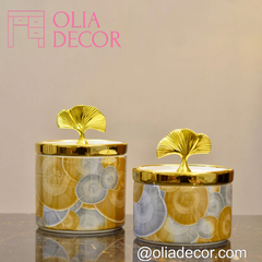 Majestic Grandeur Gold Urn Set