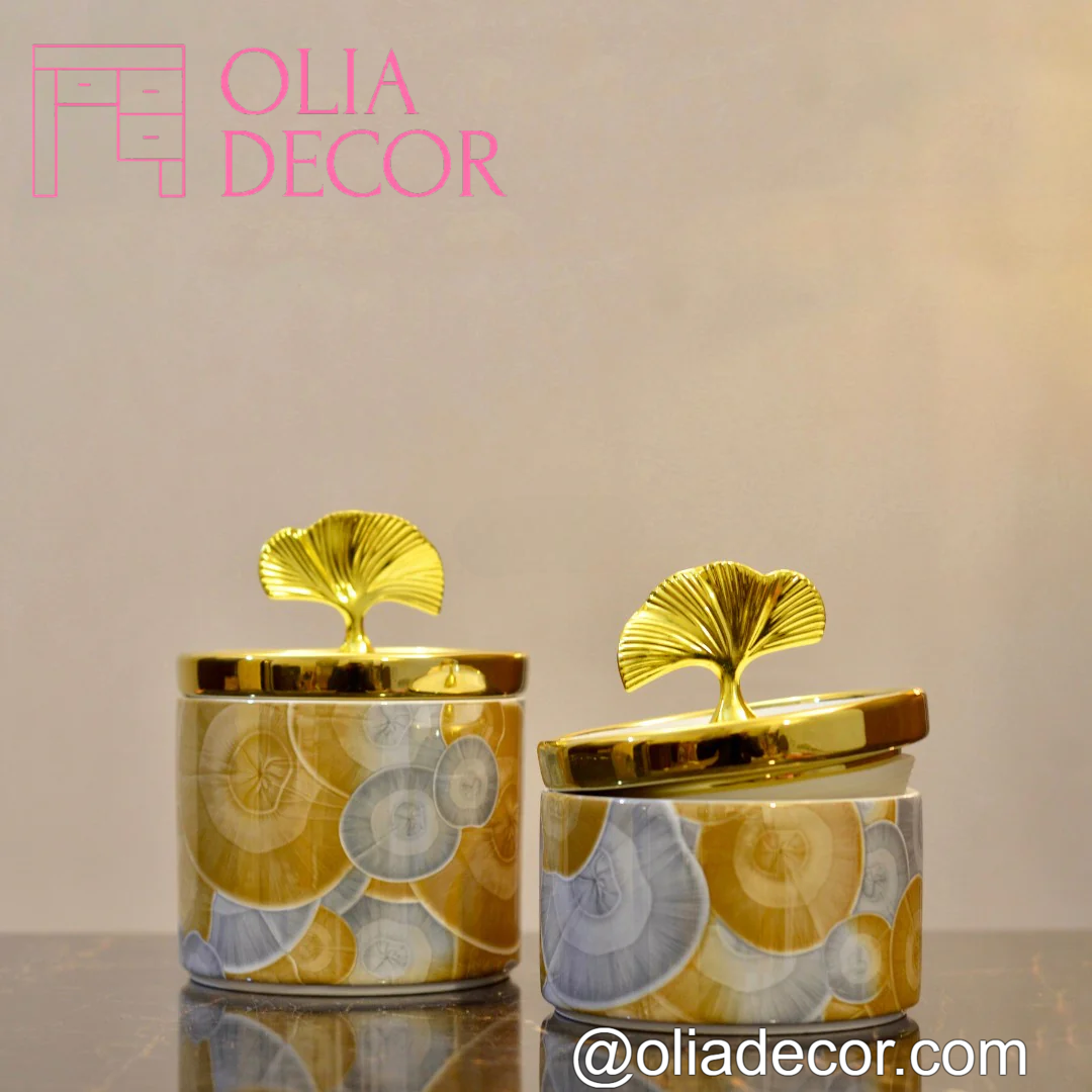 Majestic Grandeur Gold Urn Set